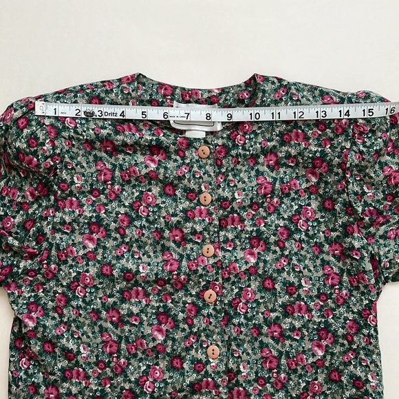 Karin Stevens Vintage 100% Rayon Made in USA Crop Jacket / Cardigan / Button Top - Picture 13 of 13